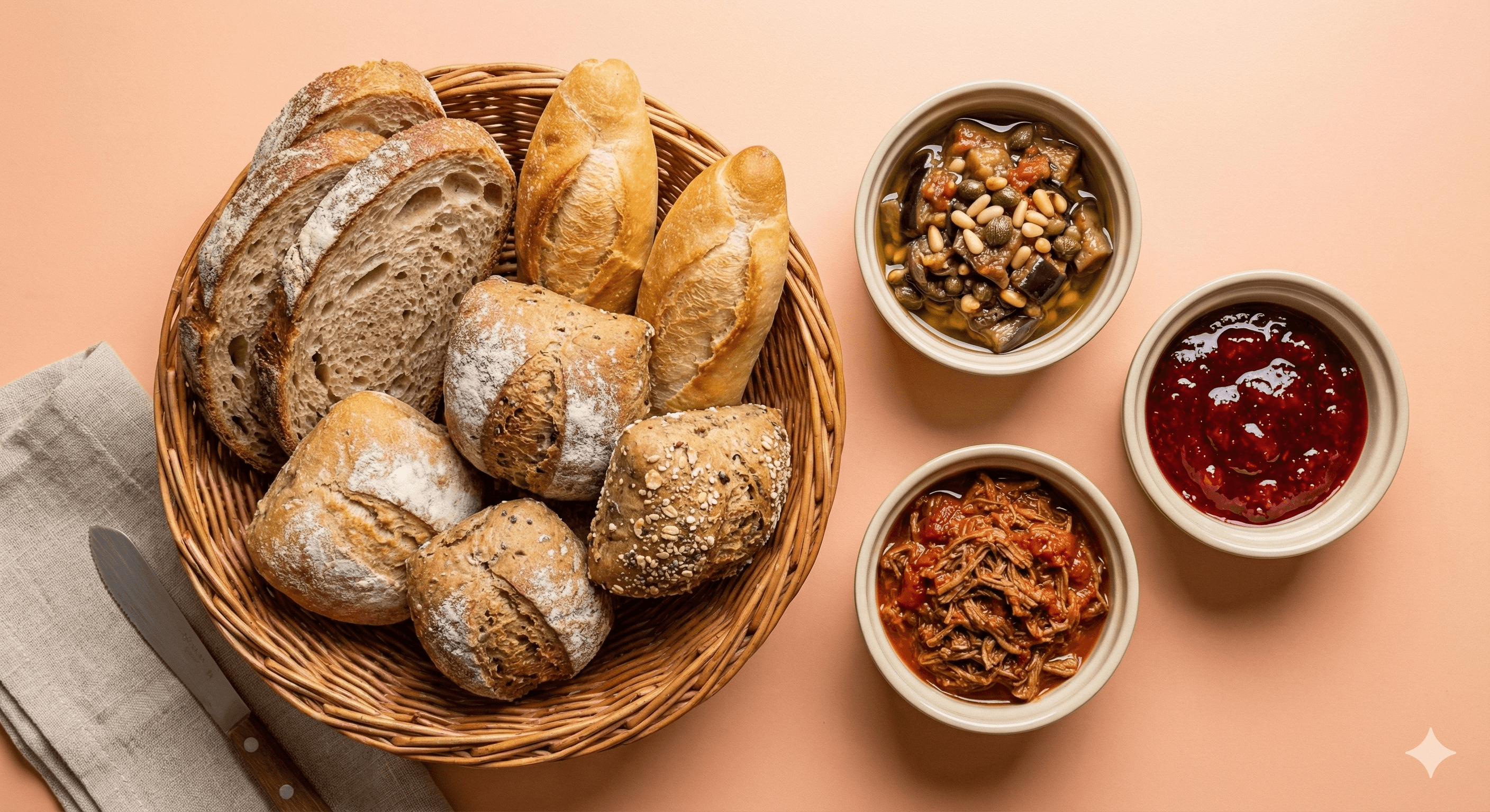 Cesta de Pães Artesanais